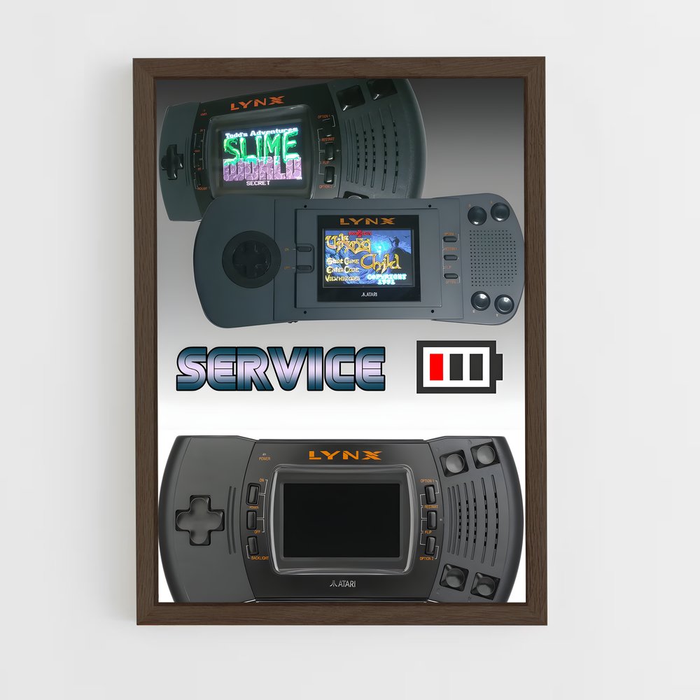 Poster Atari Lynx Adventure – affiche Consoles (vue 5)